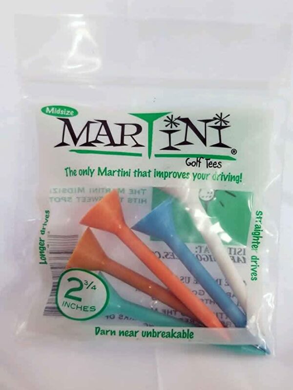 Martini Tees 2 3/4- Mix Colors