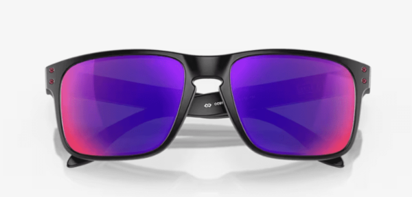 Oakley Holbrook Matte Black W/ Positive Red Iridium - Image 5