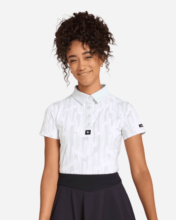 Bad Birdie Women's Polo (Desert Roads)