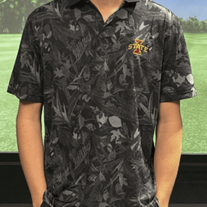 Under Armour Iowa State Iso-Chill Plant Etching Polo
