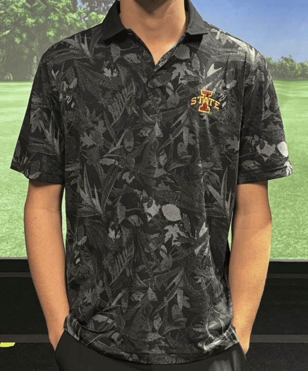 Under Armour Iowa State Iso-Chill Plant Etching Polo