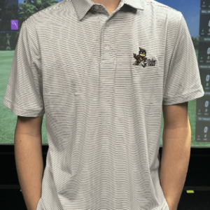 Under Armour Iowa State T2 Green Badge Stripe Golfing Cy Polo