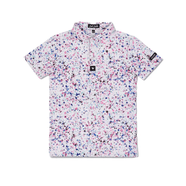Bad Birdie Polo Youth (Paint Splatter 3)