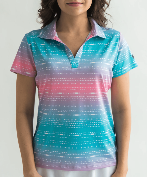 Yatta Golf Women's Polo (Mojave Senset)