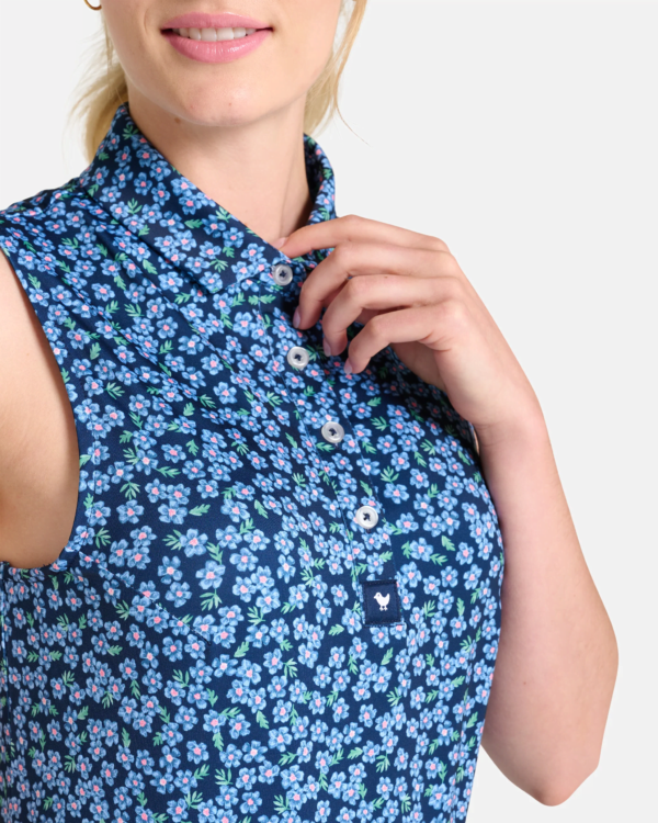 Bad Birdie Polo Sleeveless (Lily Lilac) - Image 2