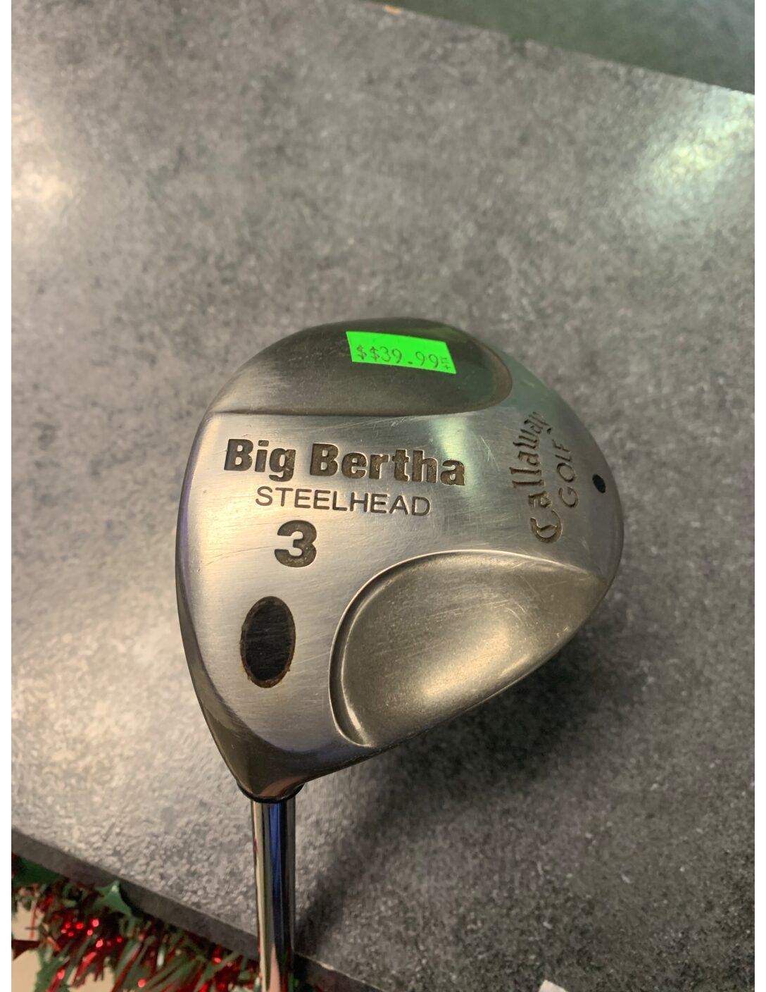 Trade In Callaway Big Bertha Steelhead 3 Wood LH