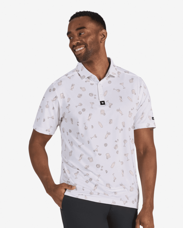 Bad Birdie Core Polo (Cheers White)