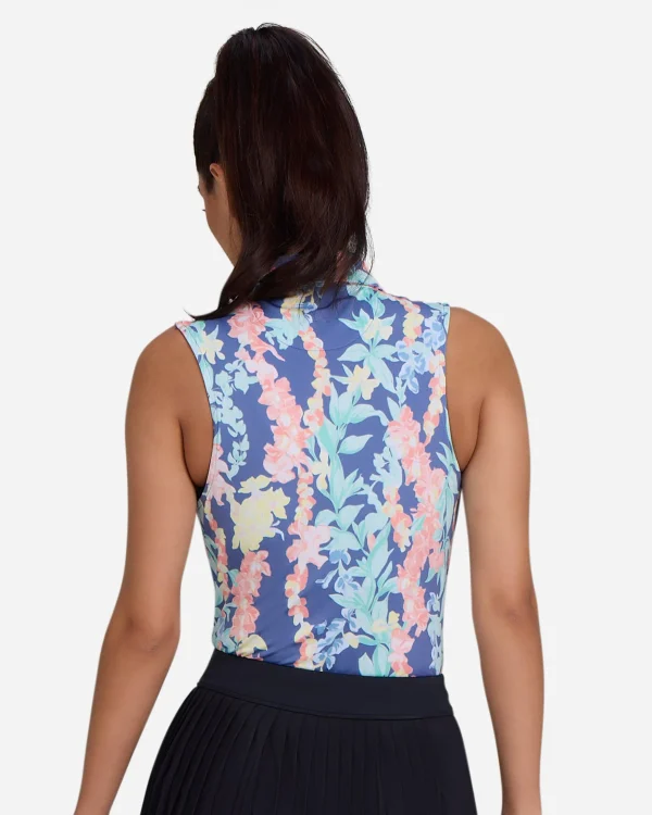 Bad Birdie Women's Core Polo Sleeveless (Lei'd) - Image 3