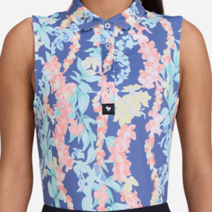 Bad Birdie Women's Core Polo Sleeveless (Lei'd)