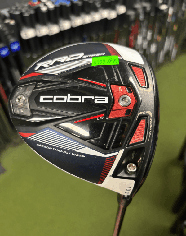 Trade in Cobra Radspeed 10.5 degree RH Driver Stiff Flex