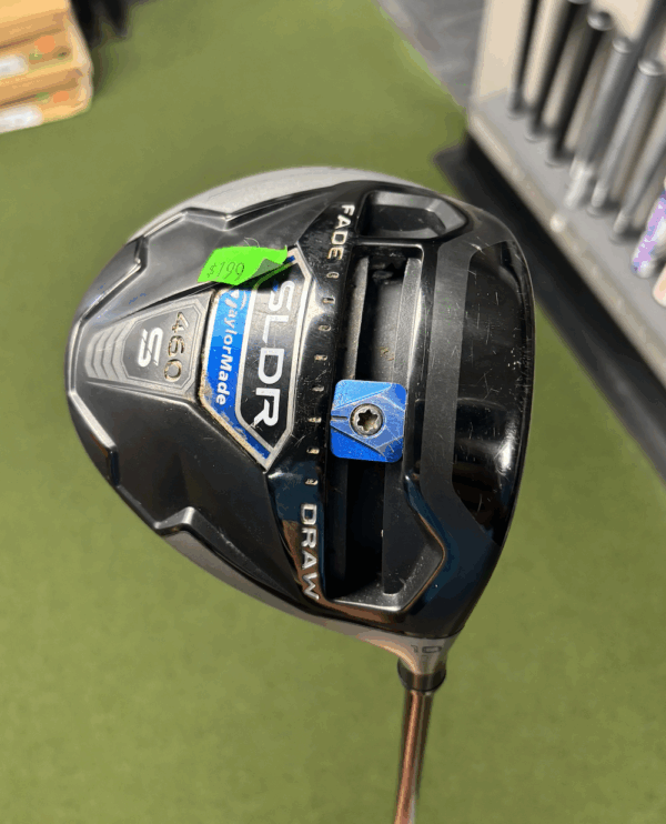 Trade in Taylormade SLDR 460 10 Driver RH Graftech Stiff Flex
